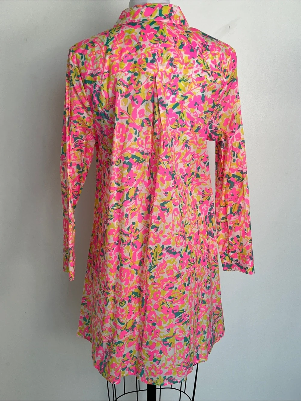 NWT! Mudpie Collins Neon‎ Floral Print Cover Up Size Small